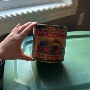 2/$30⚡️- COLLECTIBLE | Vintage Nelson Brand jam tin